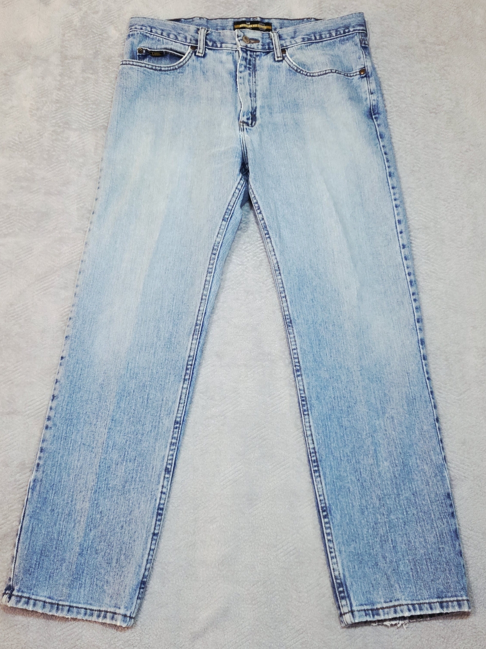 Lee Light Blue Straight Fit Men's Jeans